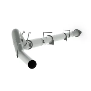 P1 Performance Products 2008-2010 Powerstroke 5" Downpipe Back Exhaust w/ Muffler (C6268P)