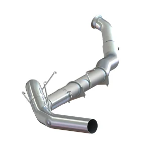 P1 Performance Products 2010-2012 Cummins 5" Turbo back Race Exhaust - No Muffler (C6146PLM)