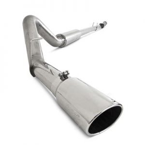 P1 Performance Products 2011-2016 Powerstroke SS 4" Downpipe Back Exhaust w/ Muffler (C6262304)