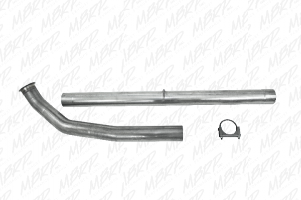 P1 Performance Products 4" Down pipe, Race Pipe, without bungs, AL (CDAL439)