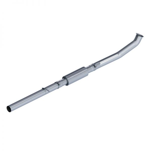 P1 Performance Products 2007.5-2012 Cummins 4" DPF & CAT Delete Race Pipe w/ Muffler (CDAL443)