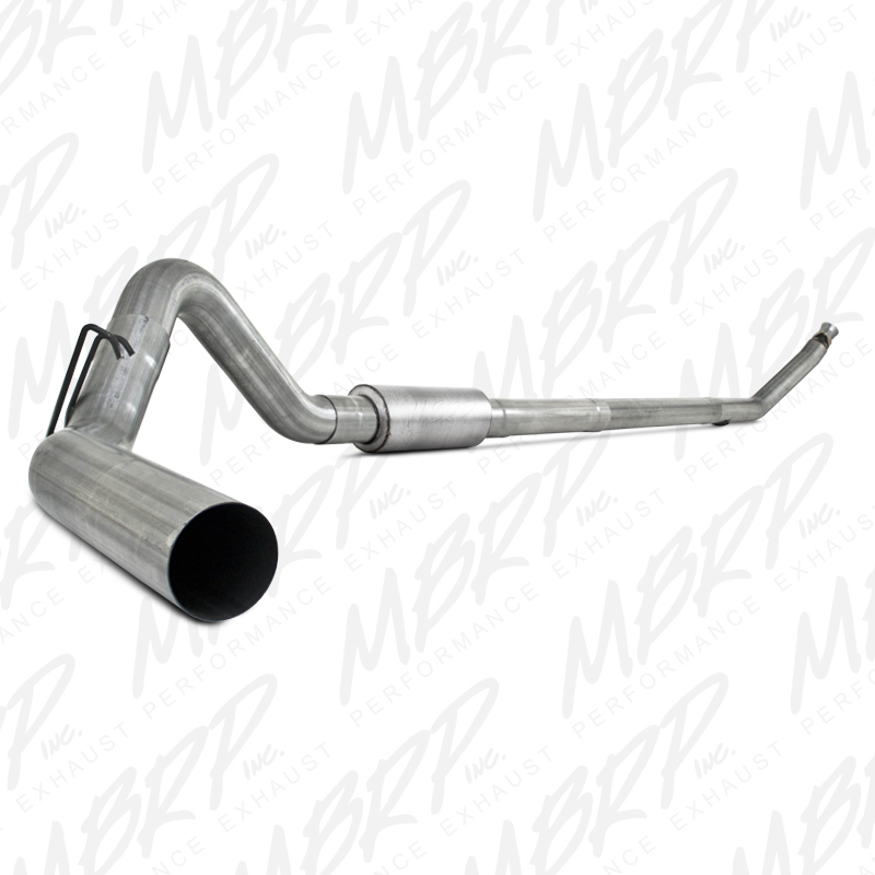 MBRP Exhaust S6100P 4" P-Series Single Turbo Back - Aluminized - Dodge