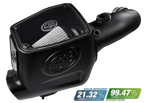 S&B Filters Cold Air Intake for 2008-2010 Ford Powerstroke 6.4L - DRY (75-5105D)