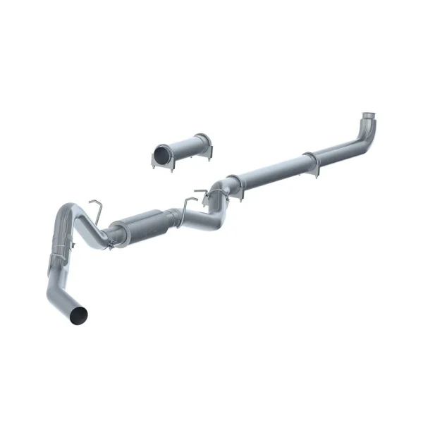 P1 Performance Products 2007.5-2010 Duramax 4" Down Pipe Back Exhaust w/ Muffler (C6004P)