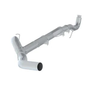P1 Performance Products 2011-2015 Duramax 5" Down Pipe Back Exhaust - No Muffler (C6048PLM)