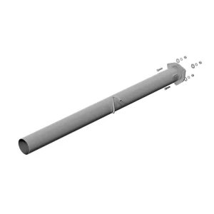 P1 Performance Products 2013-2018 Cummins C&C 4" Race Pipe - No Muffler (CDAL444)