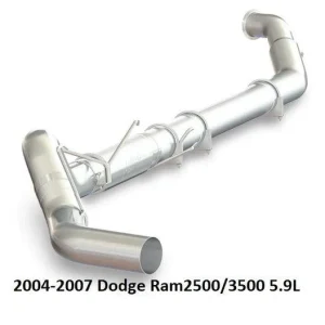 P1 Performance Products 2004-2007 Cummins 5" P Series Turbo-back Race Exhaust System w/ Muffler (S61160P)