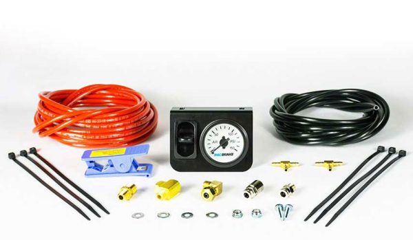 Pacbrake HP10133 Universal Simultaneous Paddle Valve In Cab Control Kit w/ Mechanical Gauge ()