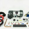 Pacbrake HP10628 Universal HP625 HD 12V Horizontal Air Compressor Kit with Unloader Block & Harness