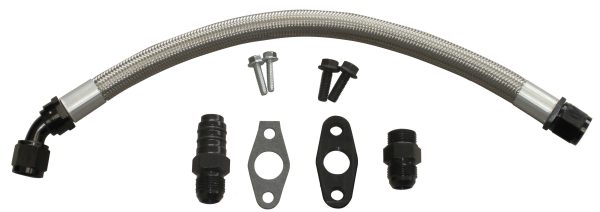 Fleece FPE-CTDT-KIT Cummins Turbo Drain Tube Kit for S300/S400