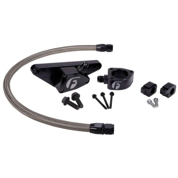 Fleece Performance Coolant Bypass for 2003-2007 Manual Transmission w/ Stainless Steel Braided Line