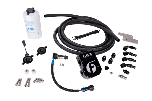 Fleece FPE-CUMM-HFFBA-0318 Heated Fuel Filter Conversion Kit for 2003-2018 Dodge Ram Cummins