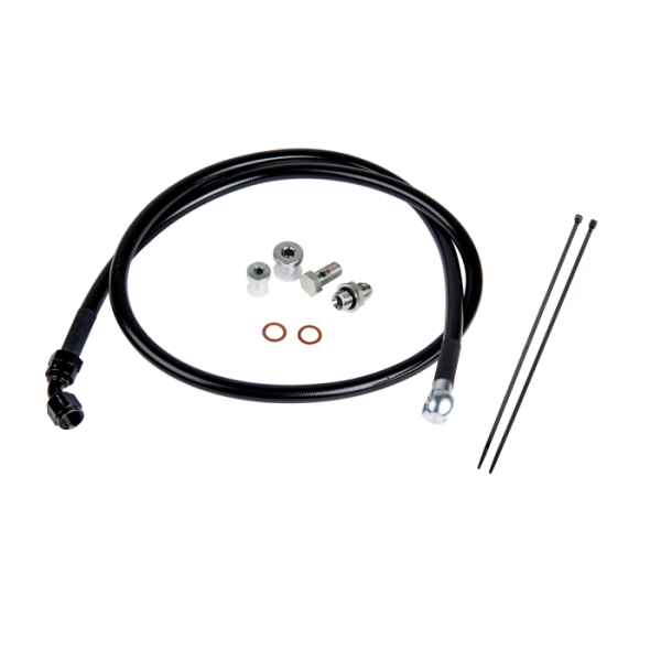 Fleece Remote Turbo Oil Feed Line Kit for 6.6L Duramax Turbochargers (FPE-DTFL-0116)