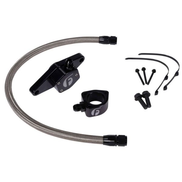 Fleece Performance Coolant Bypass for 5.9L VP Cummins (1998.5-2002) w/ Stainless Steel Braided Line